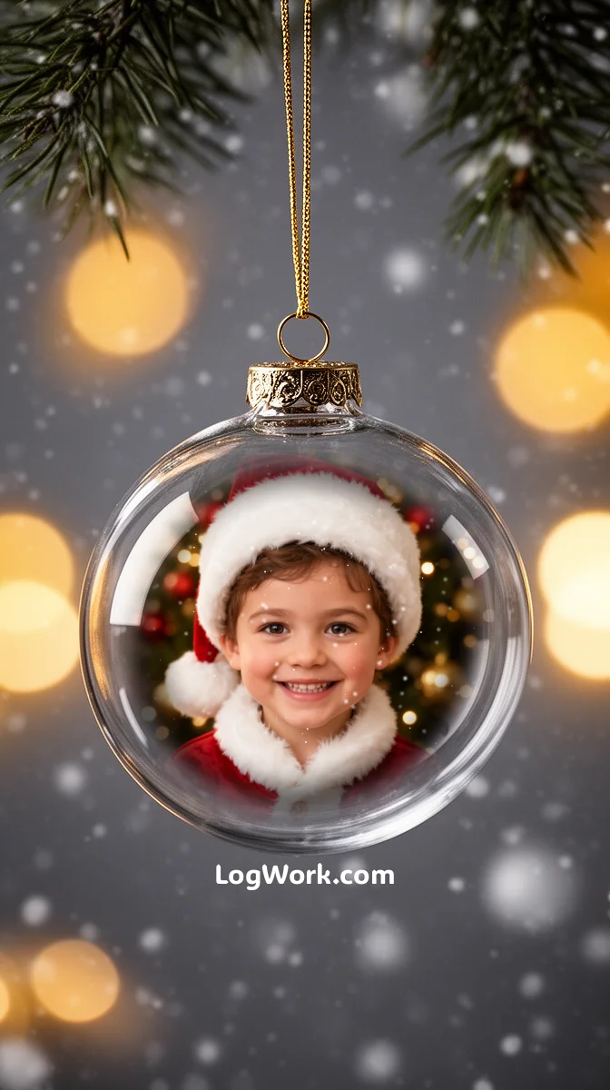 Digital Christmas Postcard