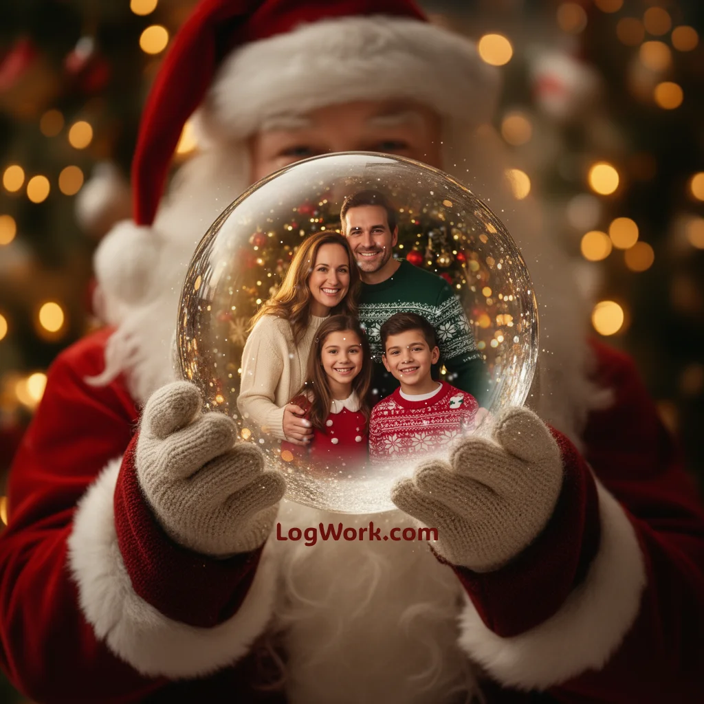 Christmas card template